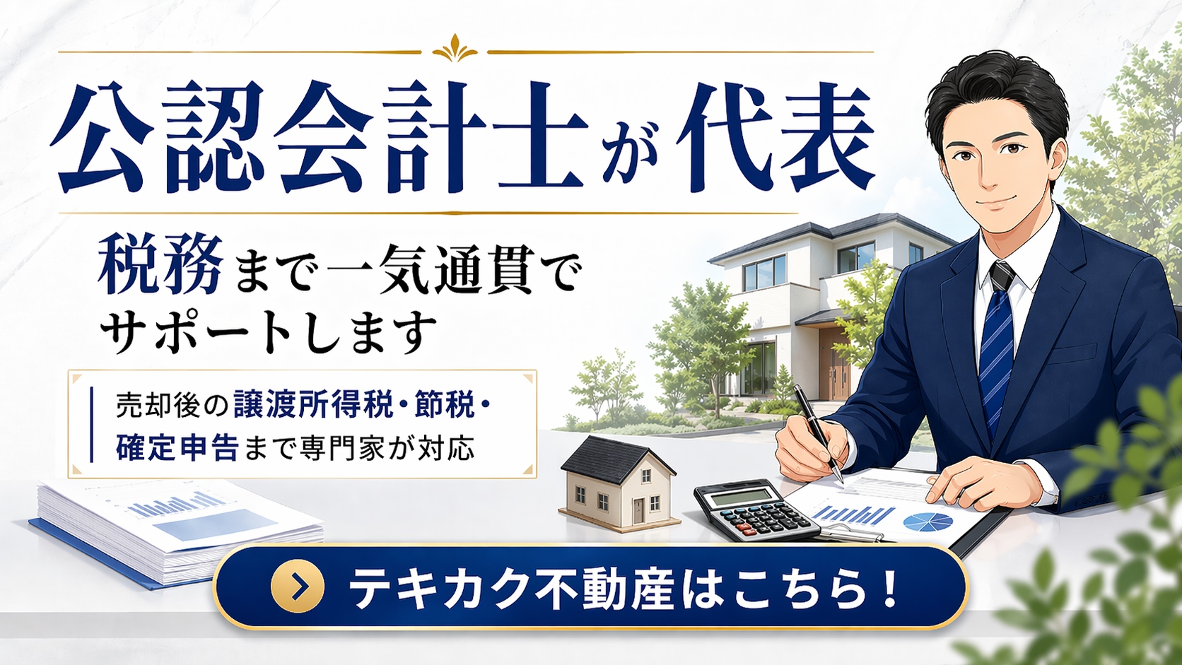 公認会計士が代表｜テキカク不動産